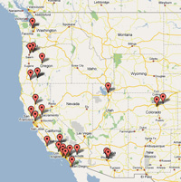 live steam railroads map